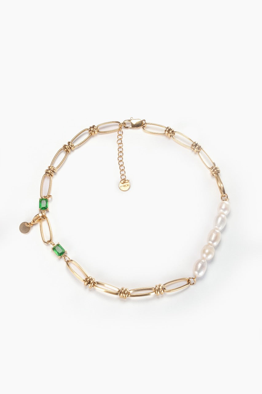 Green Pearl Necklace