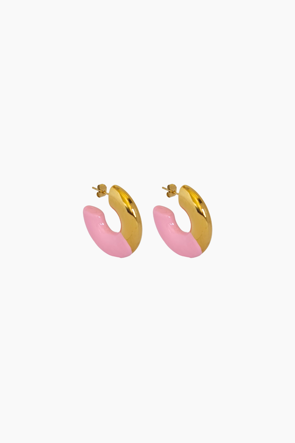 Urban Blush Hoops