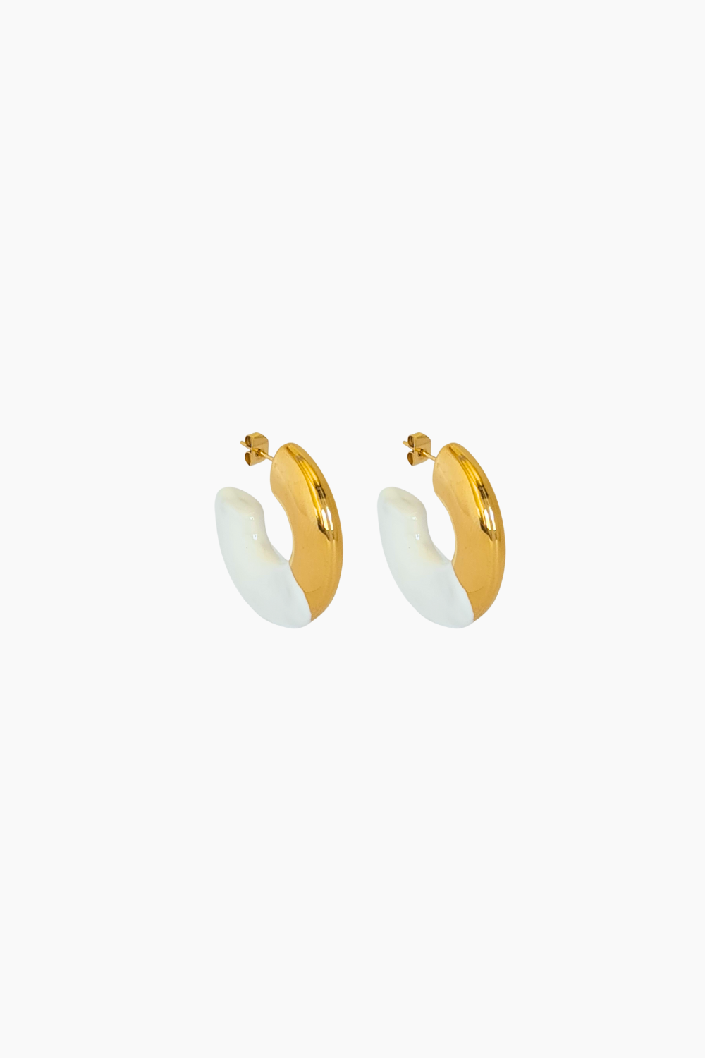 Urban White Hoops