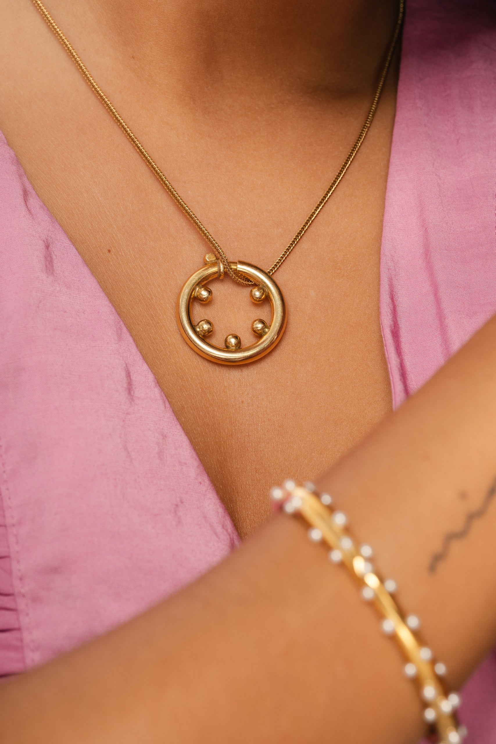 Colar Mesh Fino Prateado