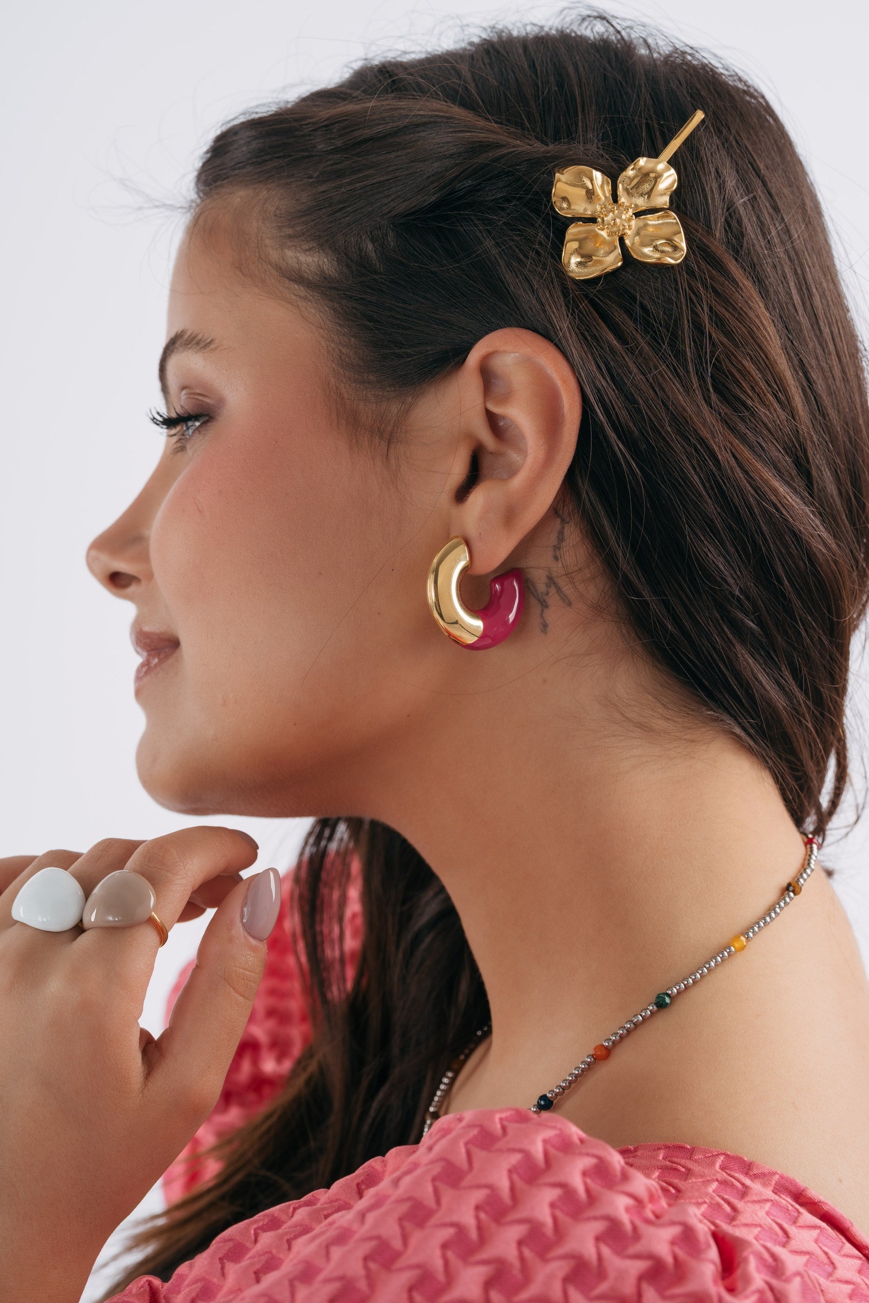 Urban Pink Hoops