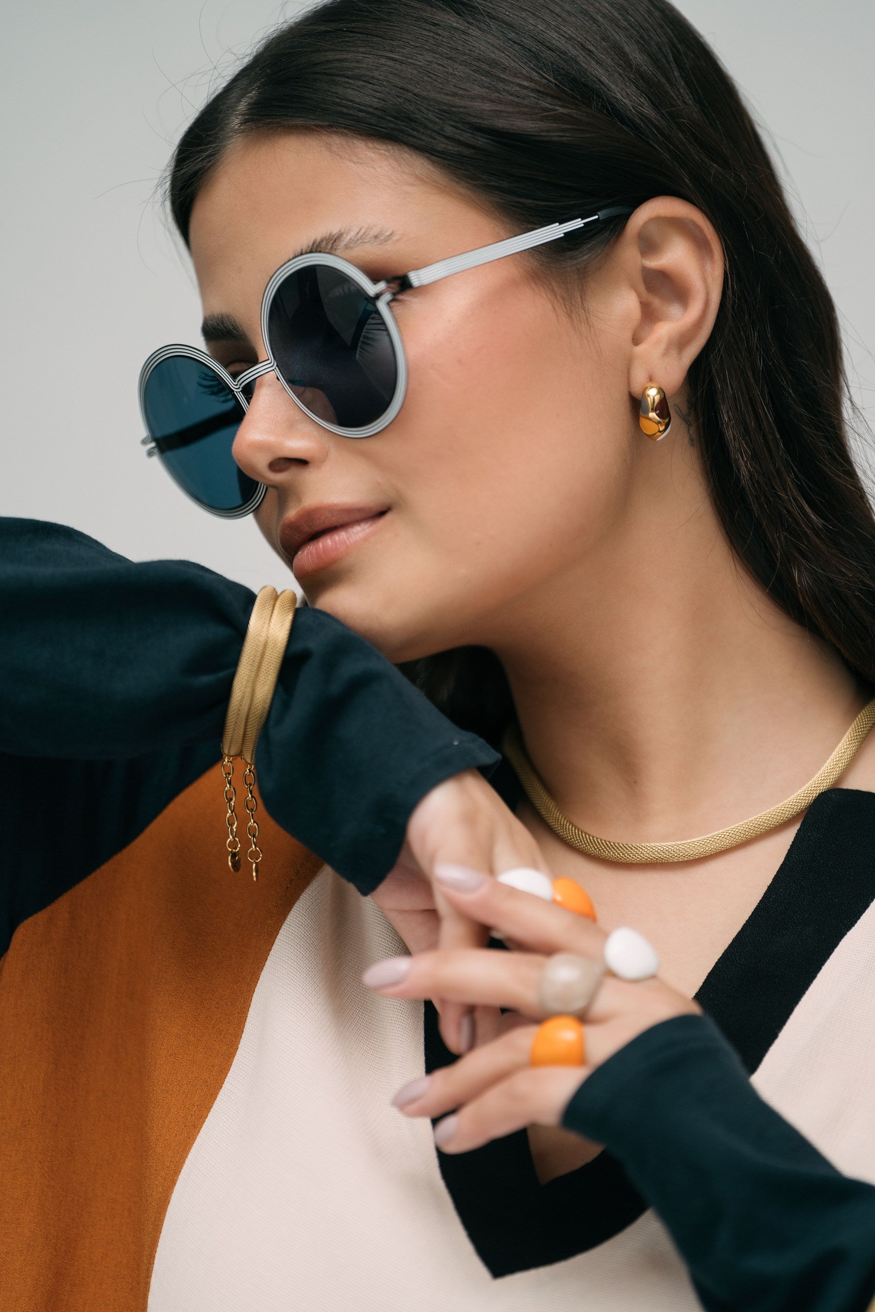 Sun Mesh Necklace
