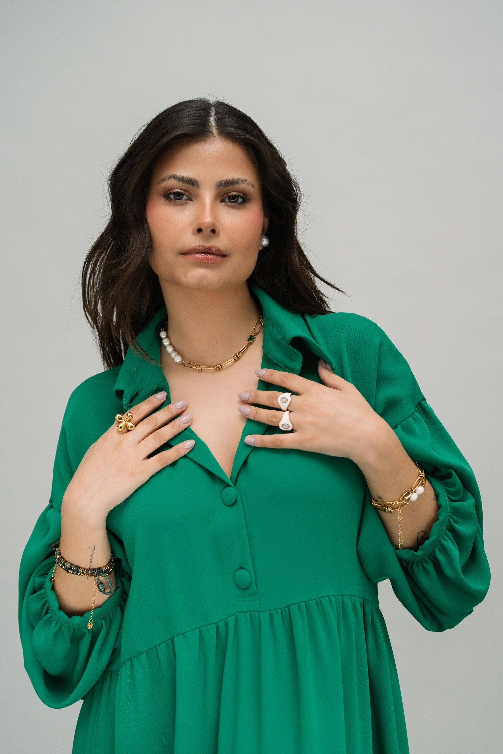 Green Pearl Necklace