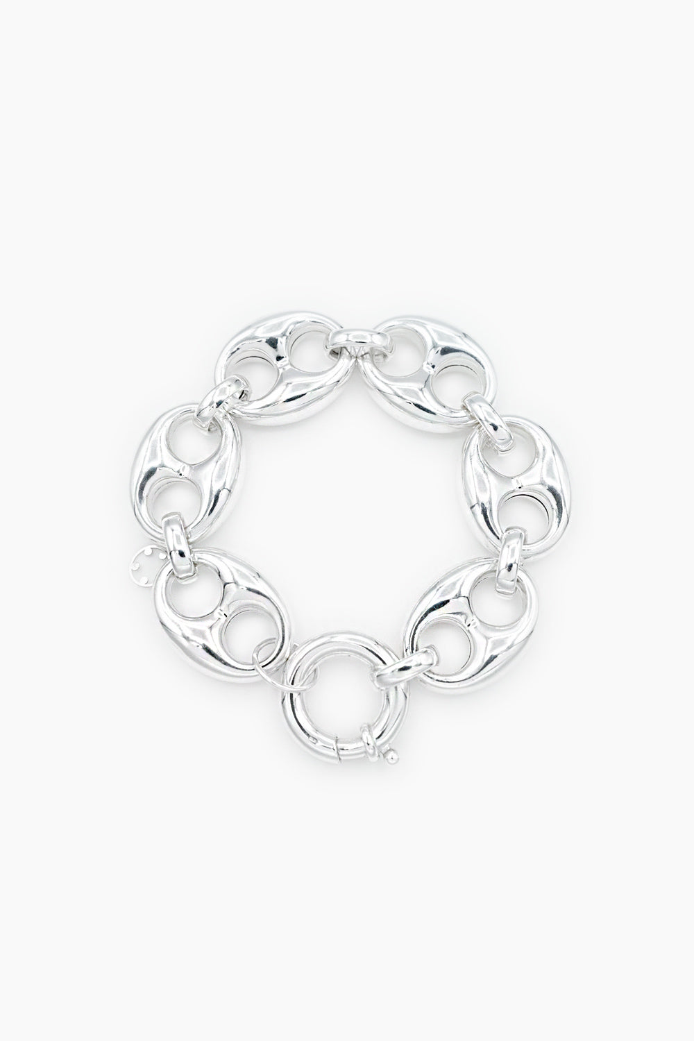 Pulseira Elos Fortes pulseira prata dourada moges jewellery requinte moderna