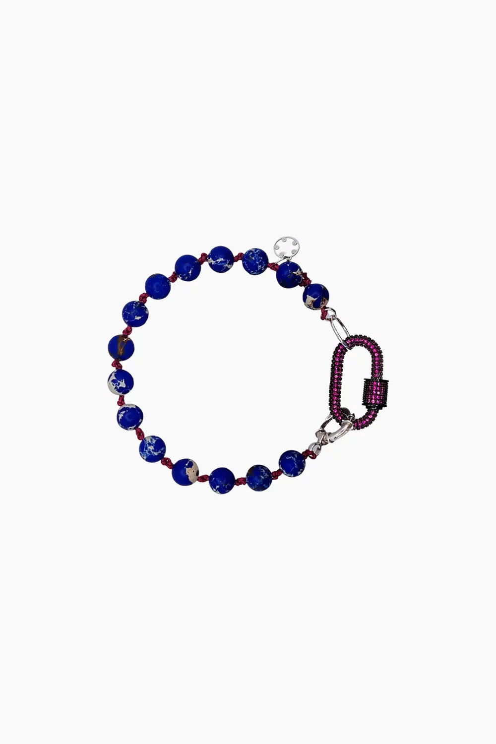 Bracelete Oleandro prata pulseira mulher lock moges jewellery