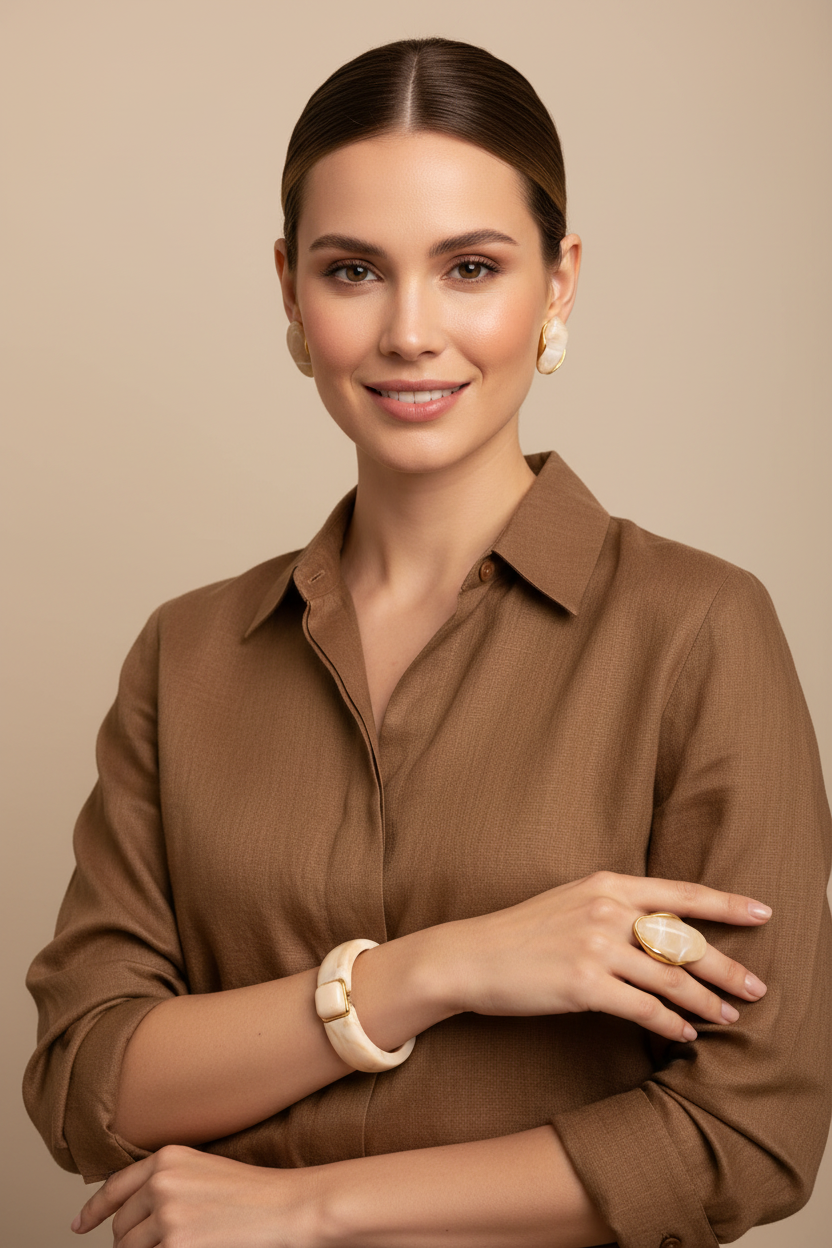 Fotografia Hiper-realista - Conjunto Completo de Joias