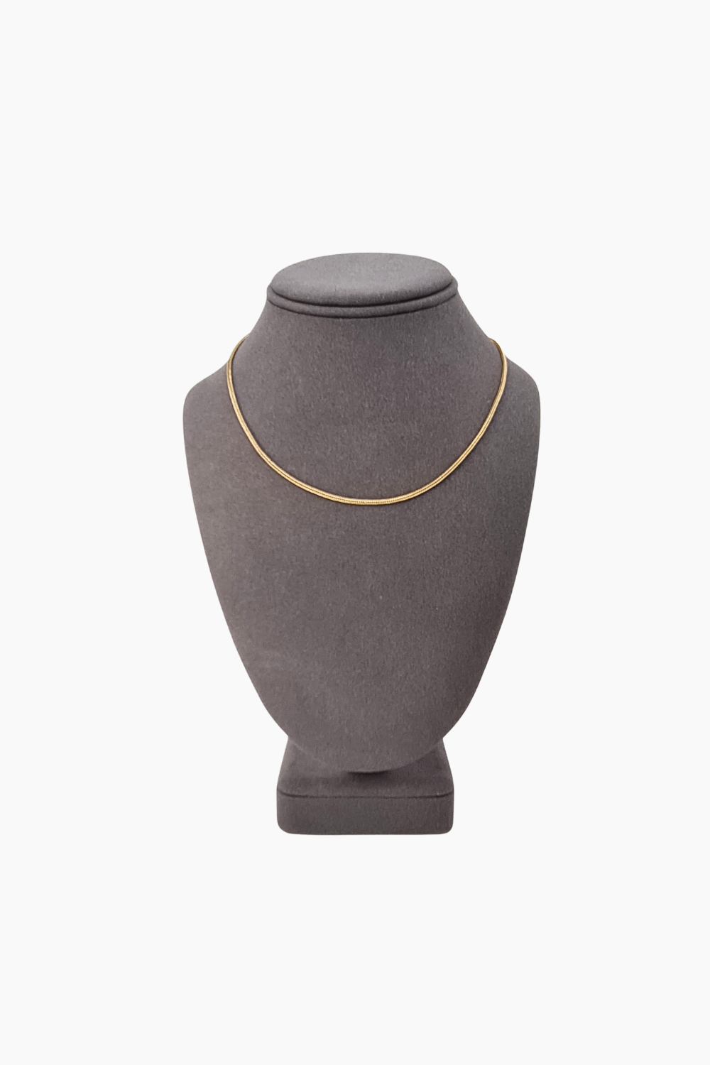 Colar Mesh Fino Dourado