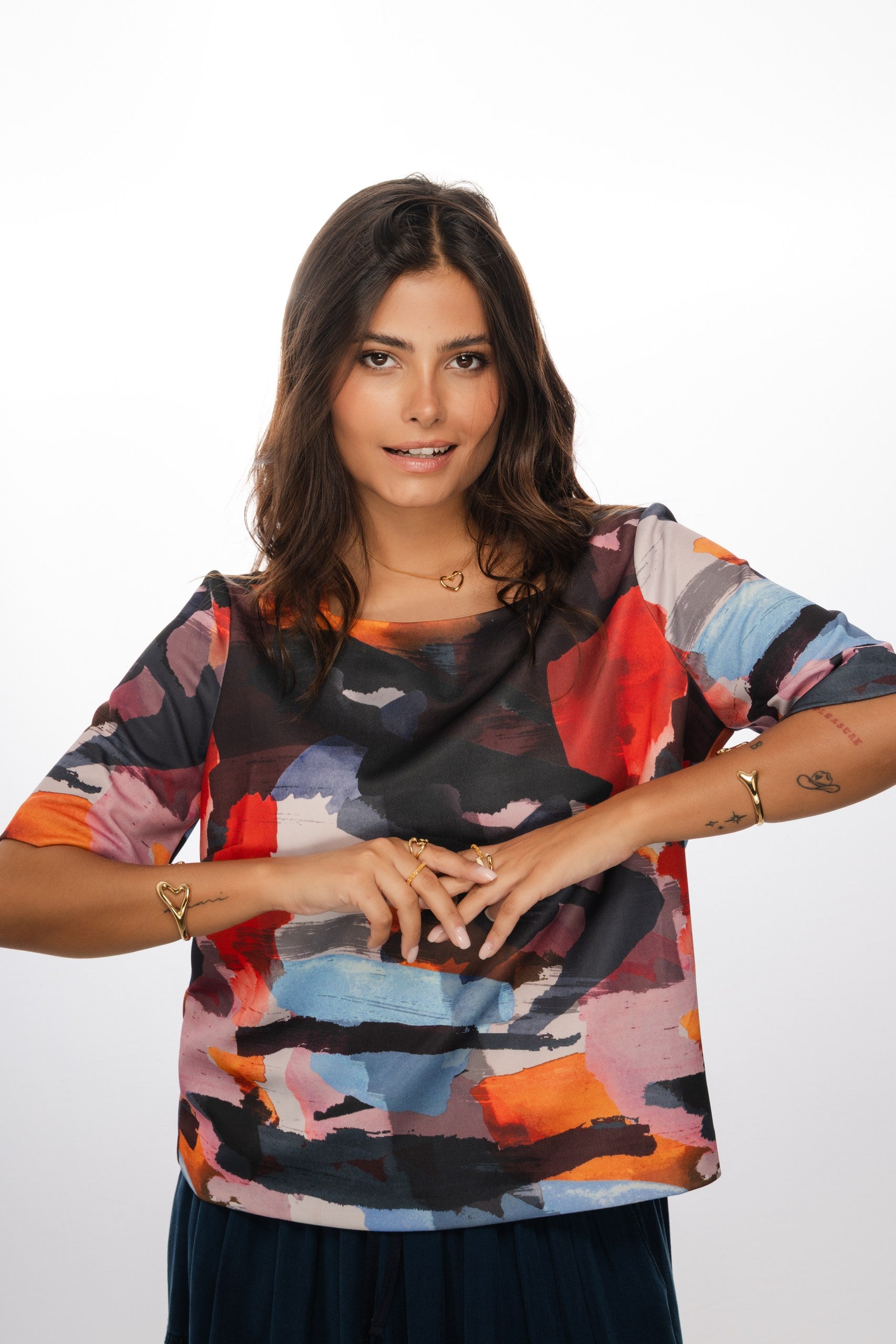 Pulseira Rígida Love Gold