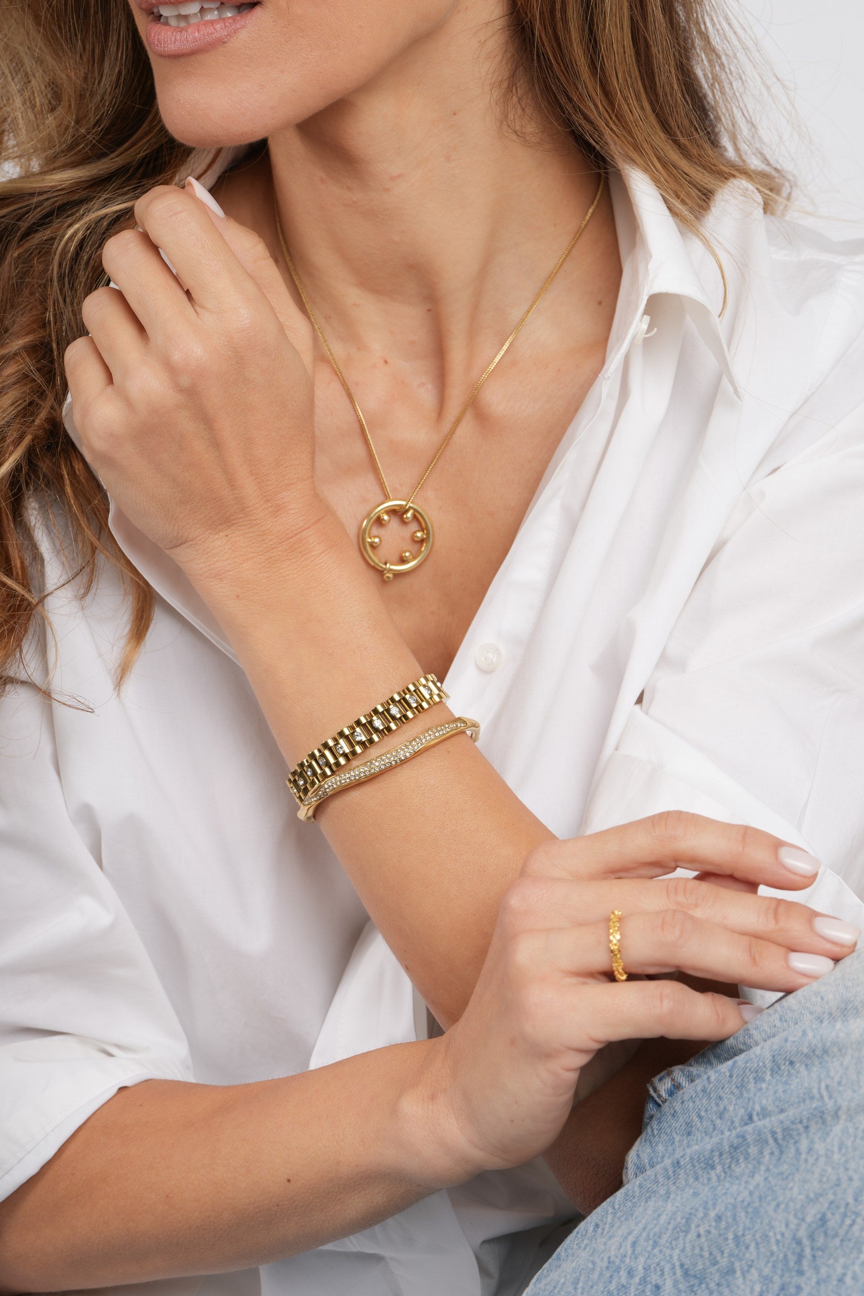 Pulseira Rígida Clarity by Joana Teles