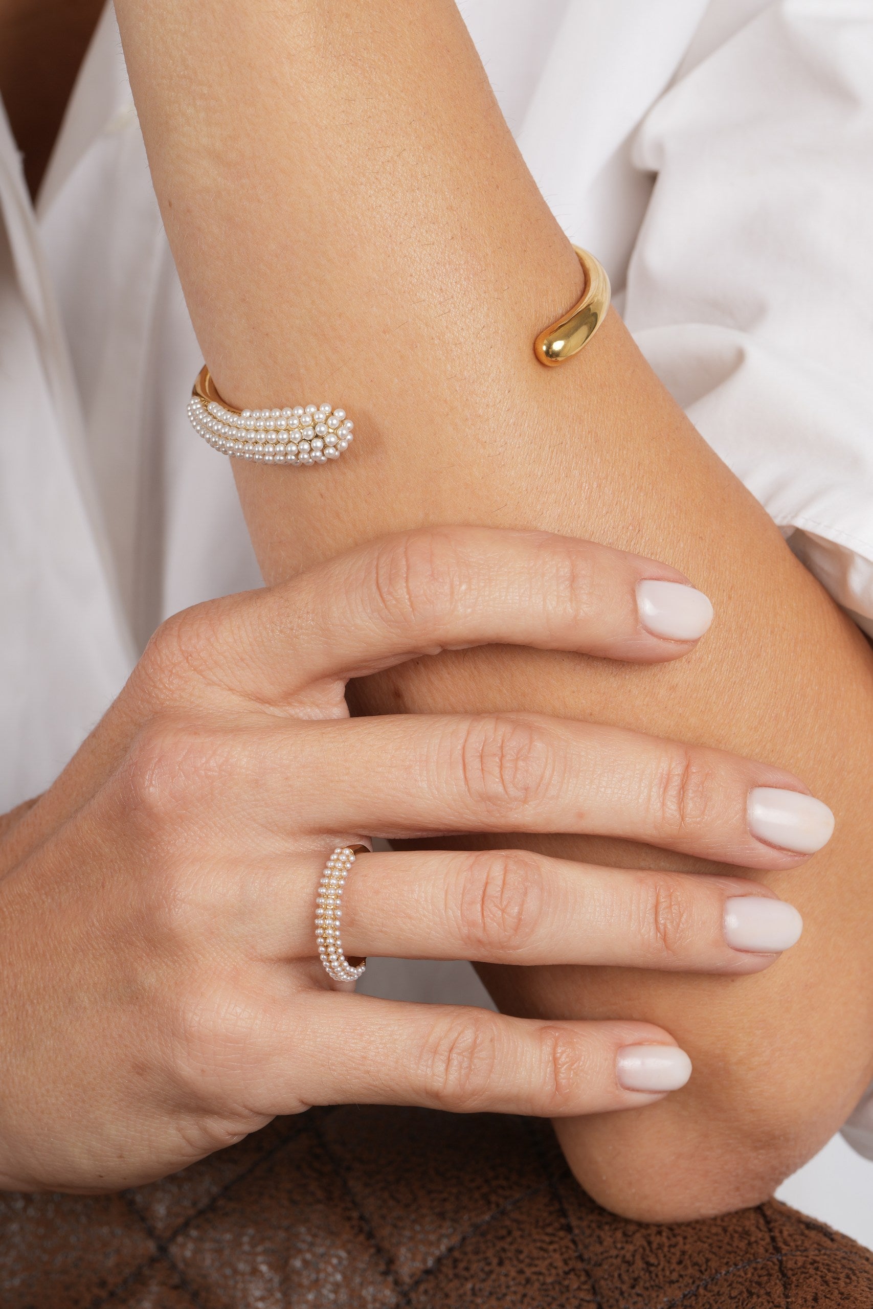 Anel Pearl Caviar by Joana Teles