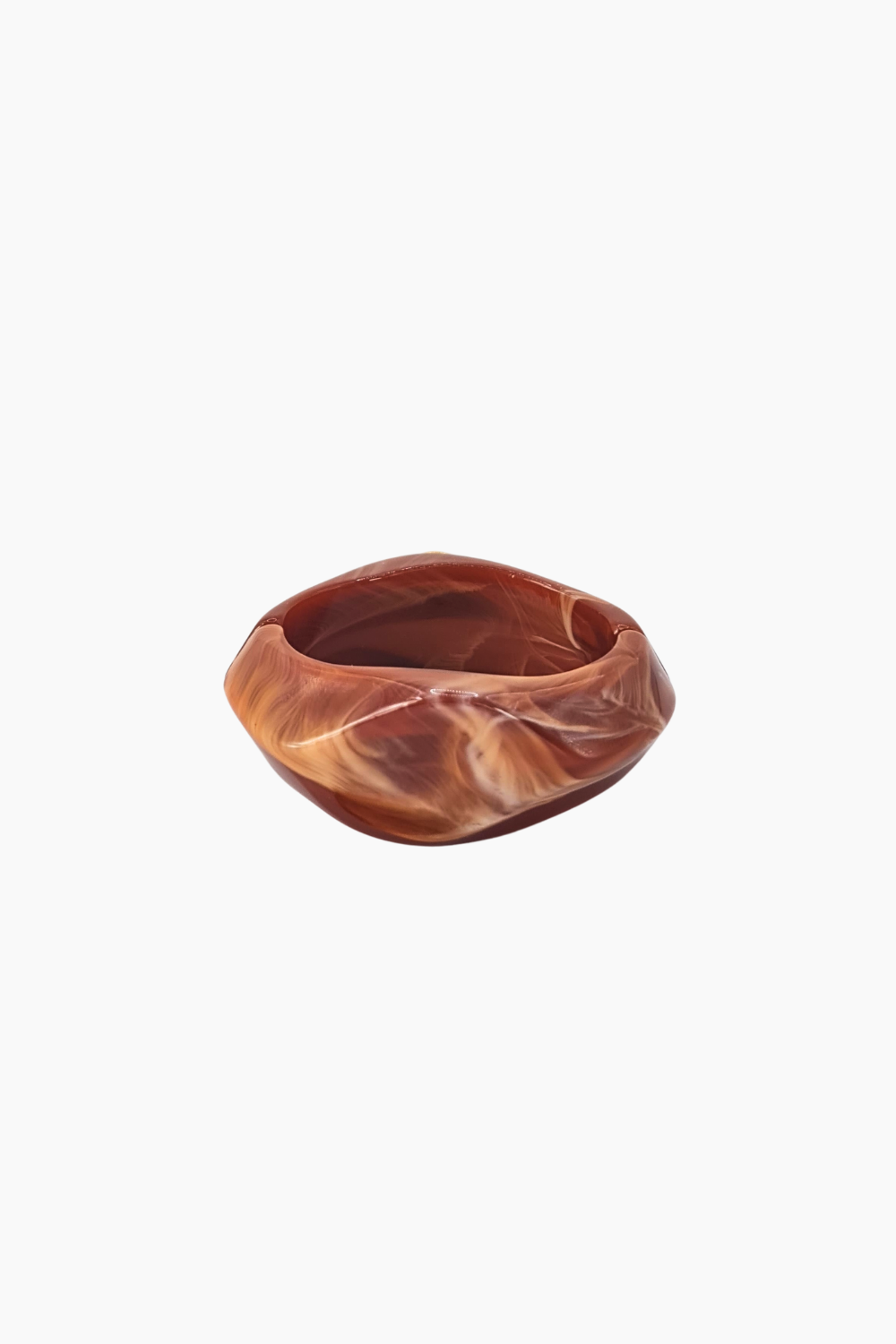 Pulseira Rígida Marmo-Ochre