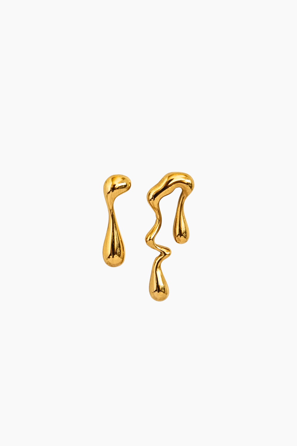 Brincos Cascade da Moges Jewellery em aço inoxidável 316L