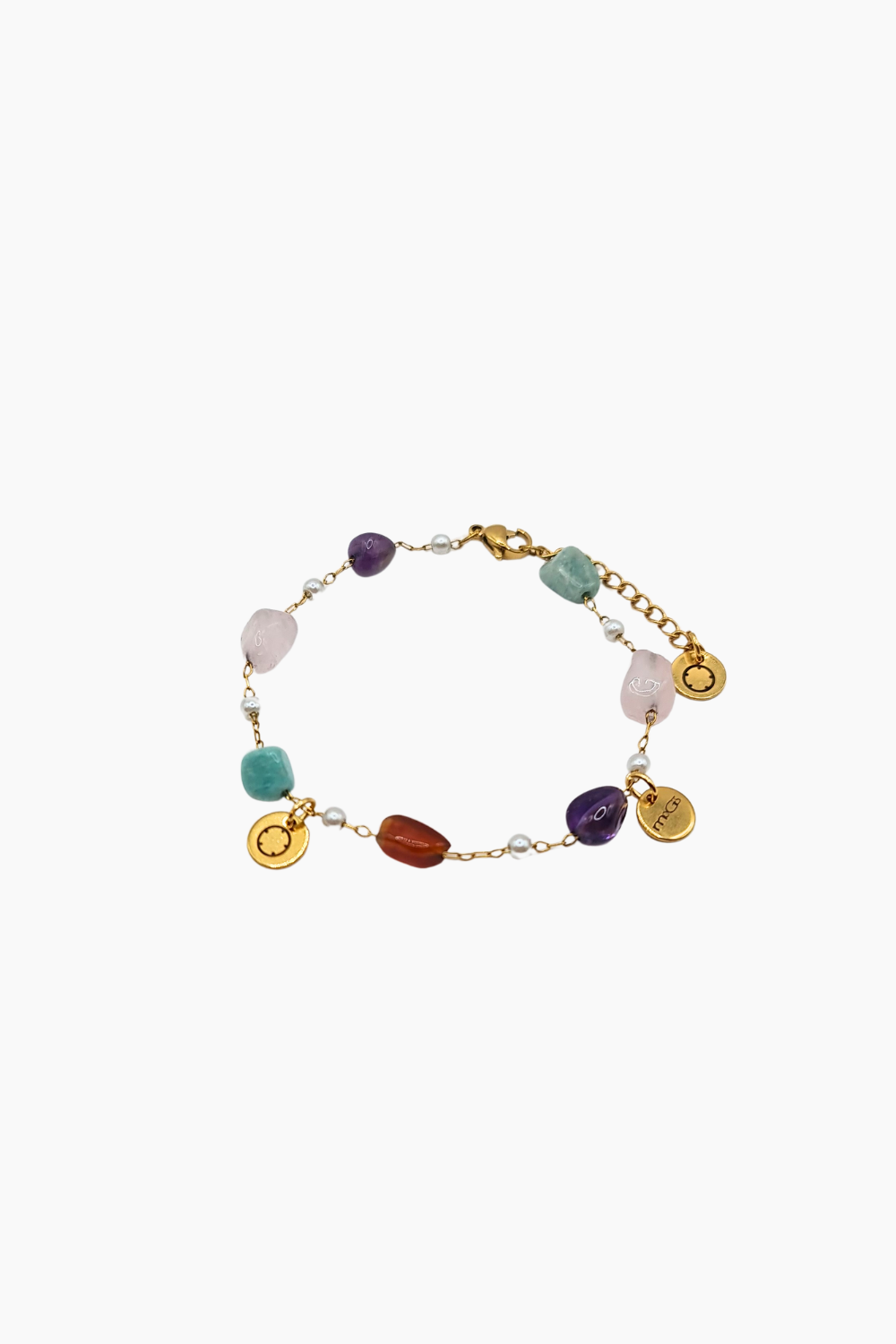 Pulseira Aura by Lara Lopes da Moges Jewellery em aço inoxidável 316L, fotografia de produto
